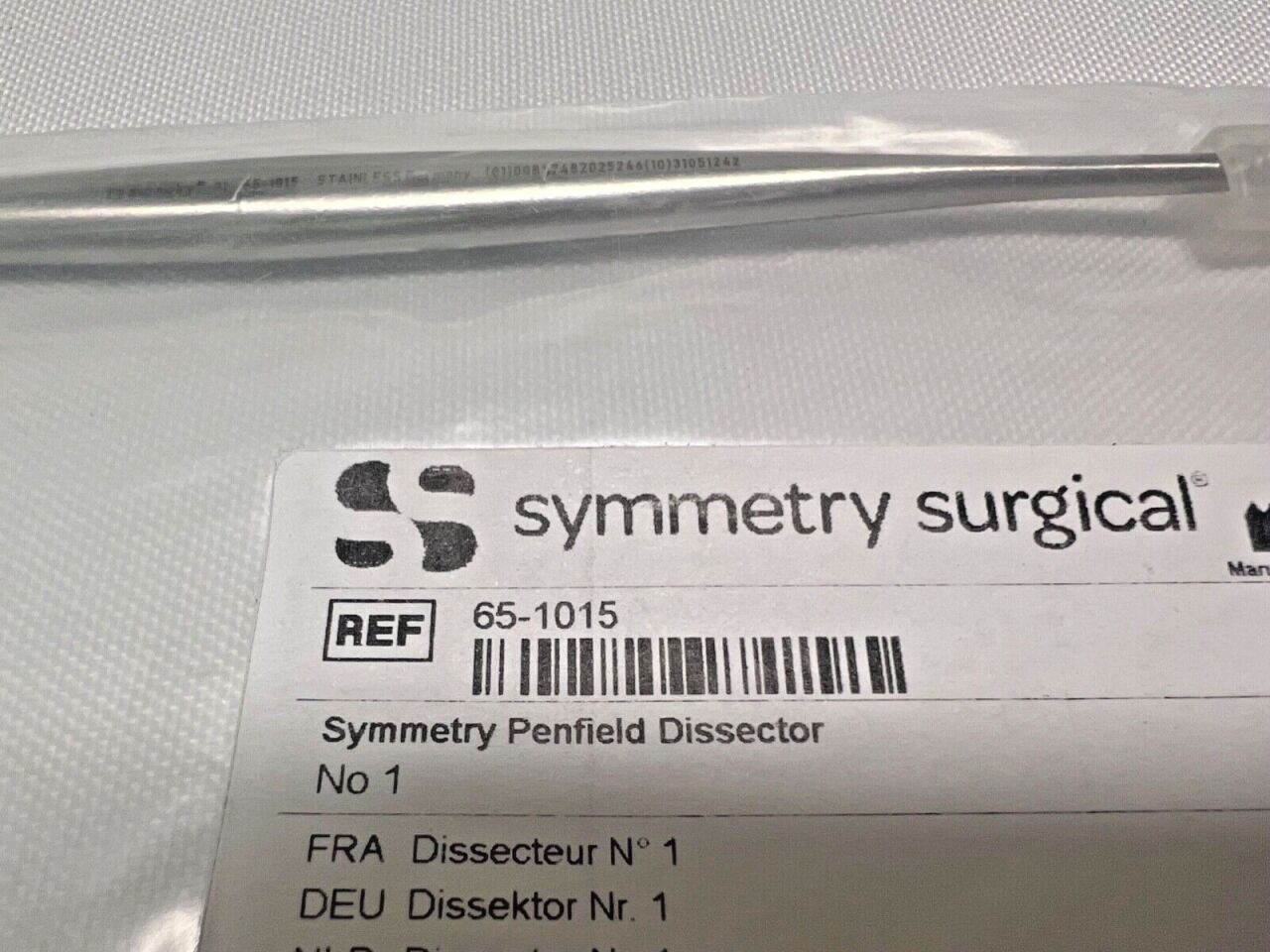 SYMMETRY SURGICAL 65-1015 Penfield Dissector #1 — photo 2
