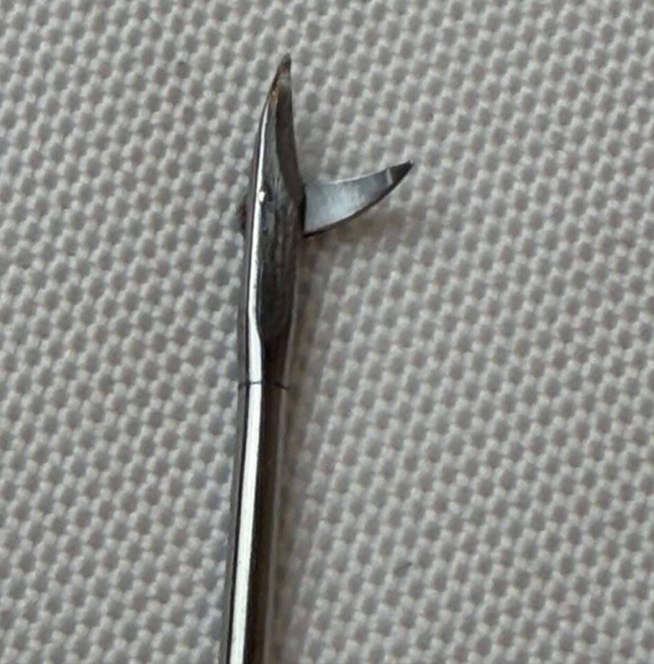 PILLING 50-6816 Right Angle Curved Blade 9" Feder Ossoff Micro Laryngeal Scissor — photo 6