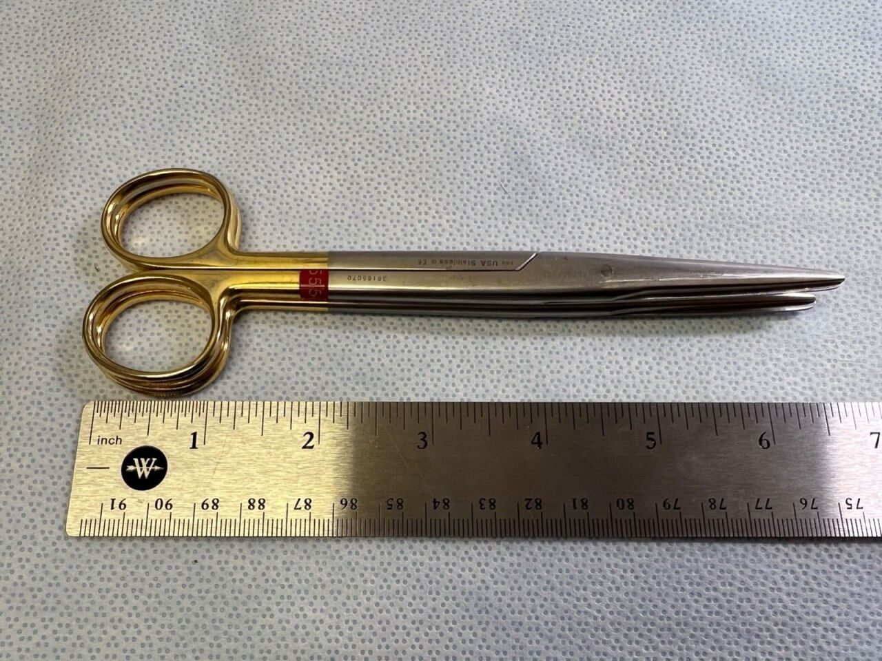 JARIT 103-220 Carb-Edge Mayo Straight Scissors Round Blade 6-3/4" Pair of 2 — photo 4