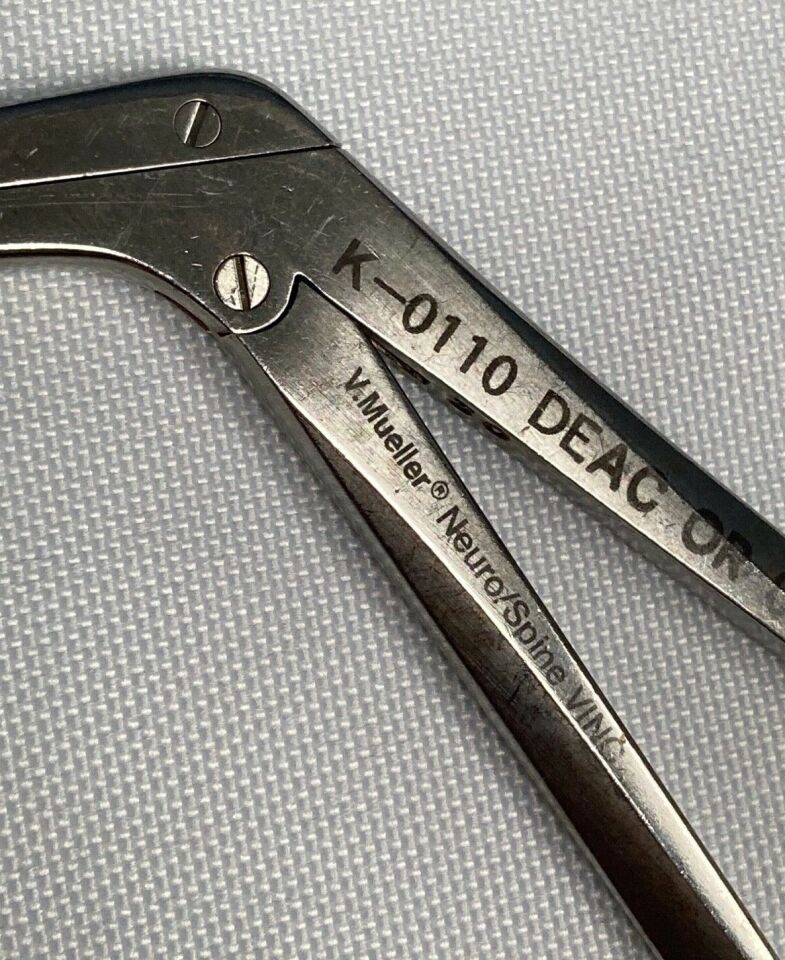 V. MUELLER K-0110 Cushing IVD Rongeur 2mm x 10mm x 6" Straight — photo 3