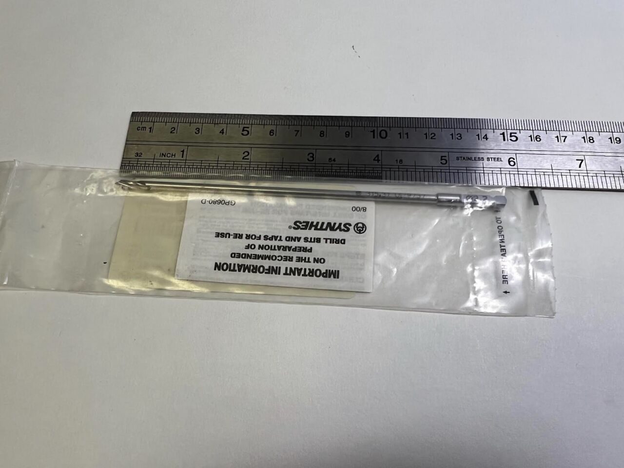 SYNTHES 315.31 3.2mm Three-Fluted Drill Bit — photo 1