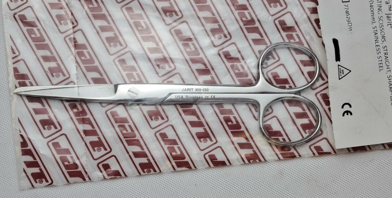 INTEGRA #100-130 Operating Scissors Straight Sharp-Blunt 51/2"