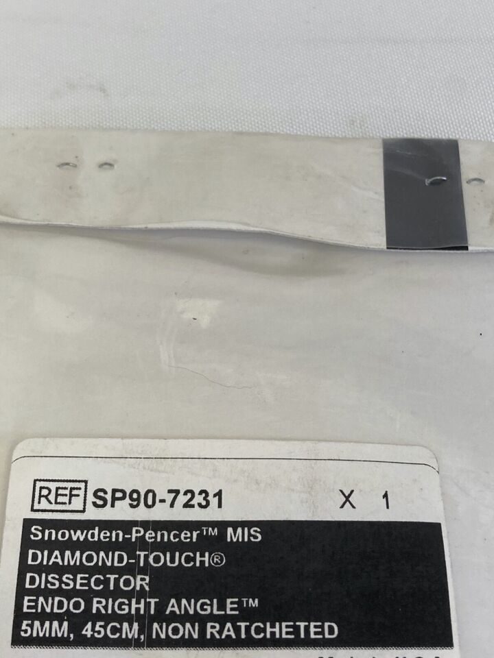 SNOWDEN-PENCER 90-6295 Delicate Touch Endo Right Angle Dissector 5mm x 45cm — photo 3