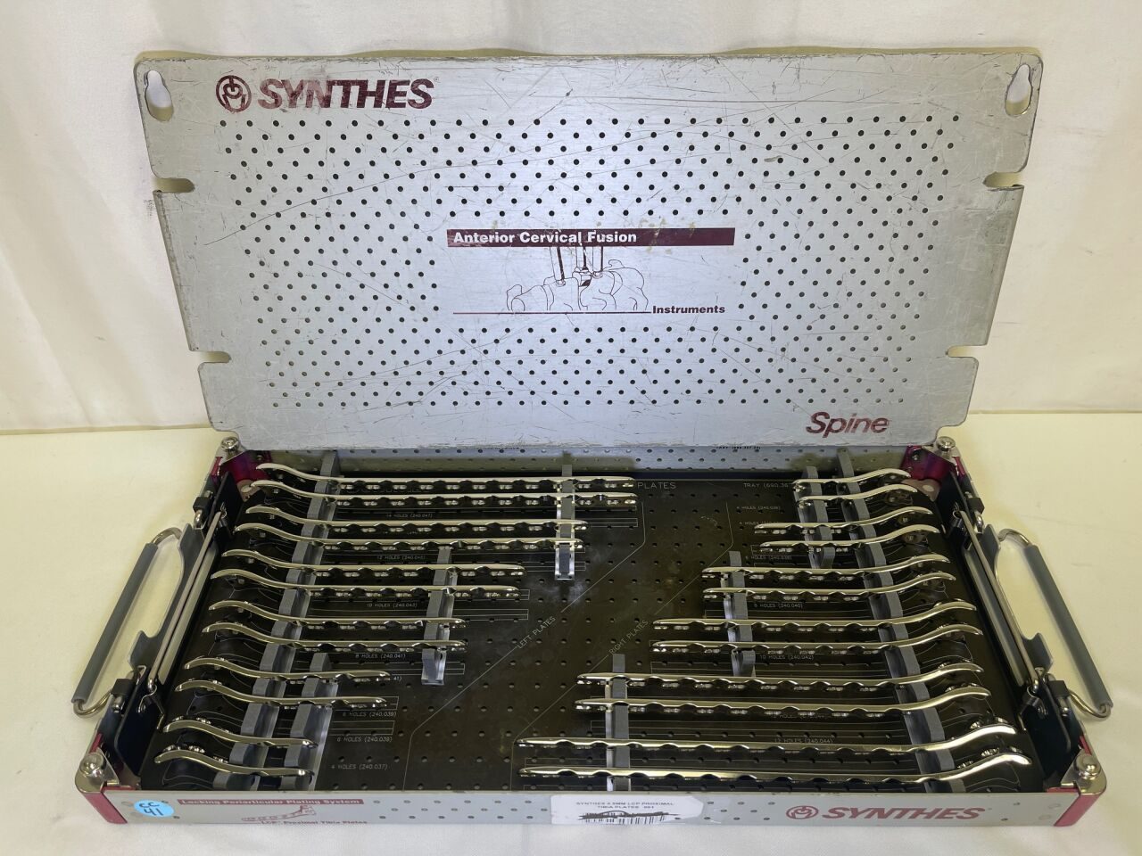 SYNTHES 4.5mm Tibia Plate Set B 105.222 LCP Proximal Tibial Plate Set — photo 1