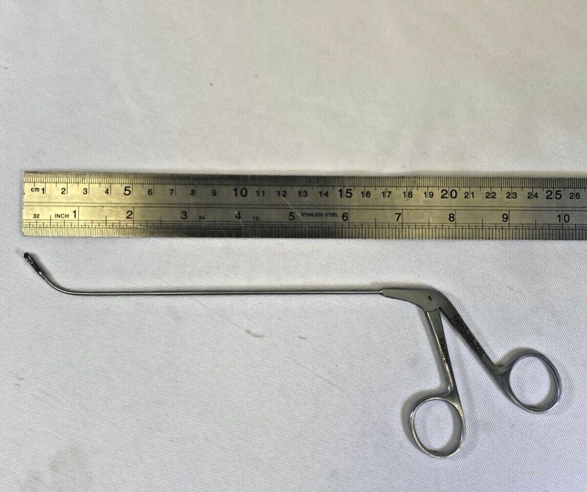 BOSS INSTRUMENTS 93-7051 Giraffe Frontal ThruBite 45deg 2mm Horizontal ENT Forcep — photo 8