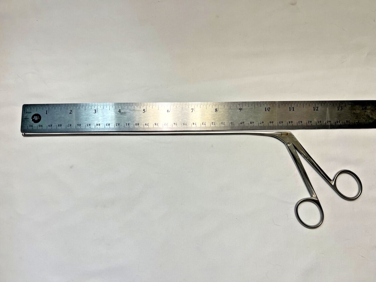 V. MUELLER BE-2420 Straight Single Action Jackson Laryngeal Cup Forceps 11" L — photo 6