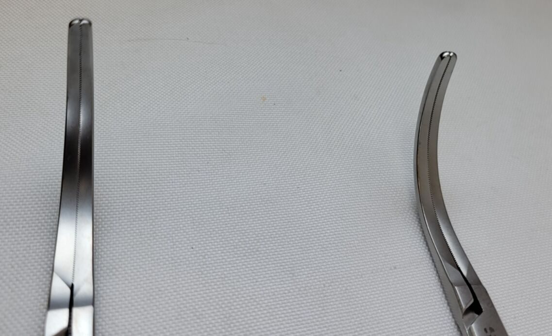 SYMMETRY SURGICAL 55-6138 Set of 2 Curved Occlusion Clamp Curved Jaws 8-1/4" — photo 2