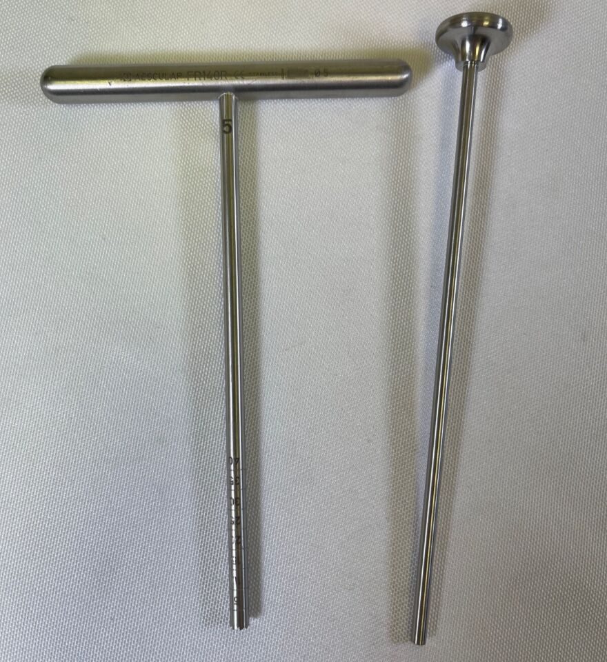AESCULAP FR140R Bone Biopsy Trephine L:170mm Inner 3.9mm Outer 5mm