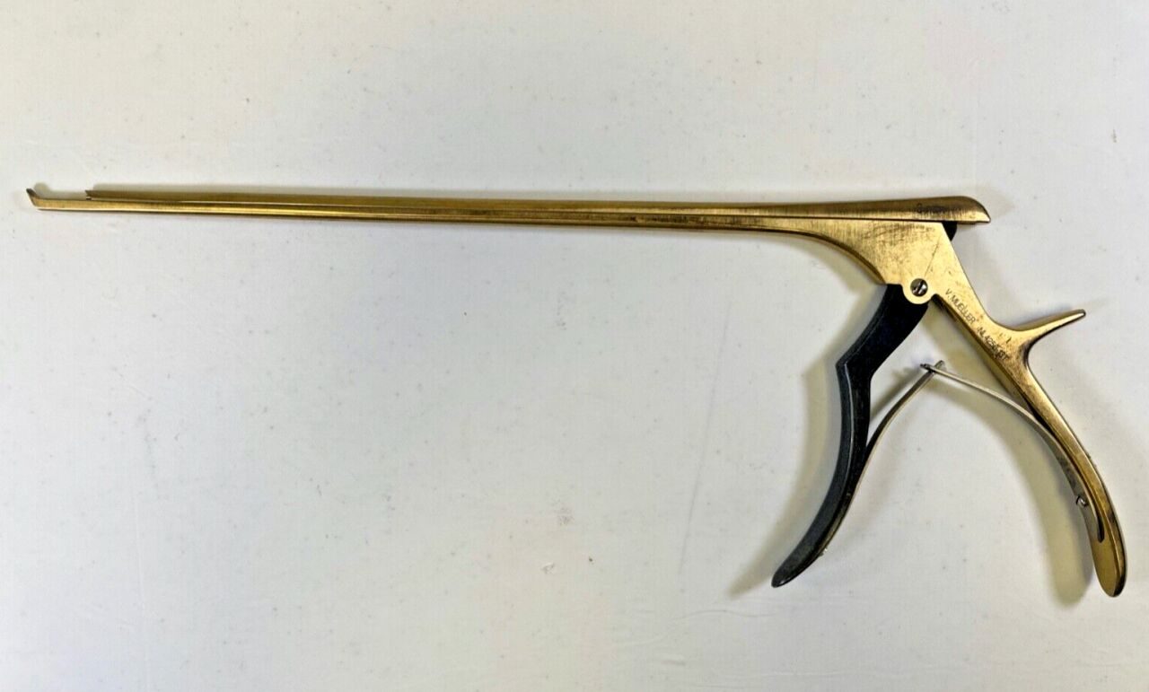 V. MUELLER NL4256-13T T-Coat Ejector Kerrison Rongeur 3mm x 40deg Up x 11" Neuro