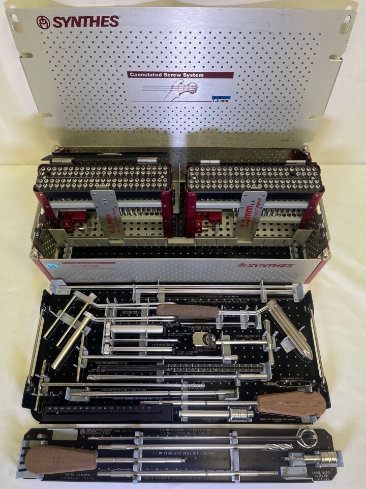 SYNTHES Various 6.5mm 7.3mm Combined Cannulated Screw System — photo 1