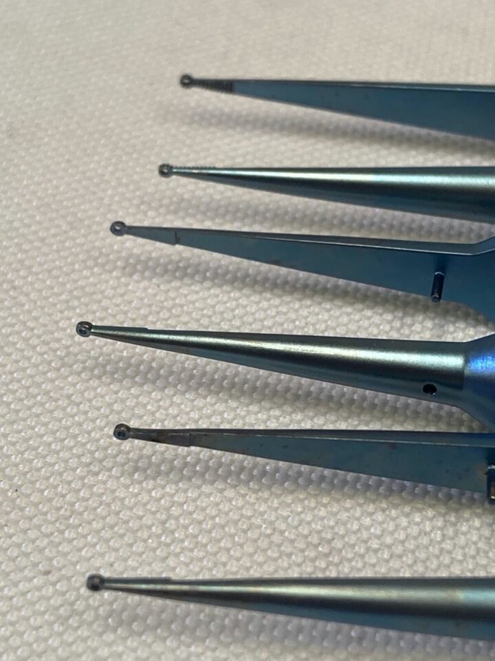 VARIOUS  12 Piece Codman Elmed Micro OBGYN Instrument Set w/ Sterilization Case — photo 4