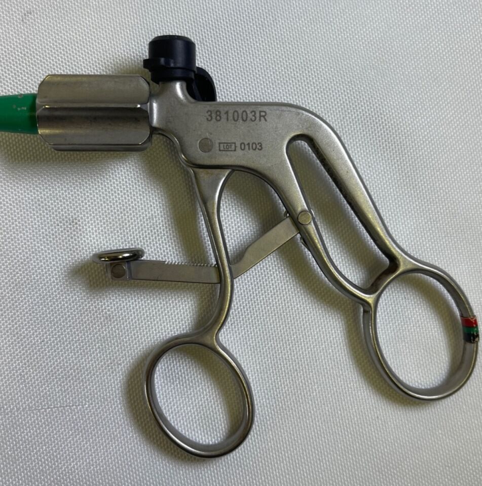 ACCESS SURGICAL 38-1003R 10mm x 38cm Ratcheting Babcock Grasper Forcep — photo 2