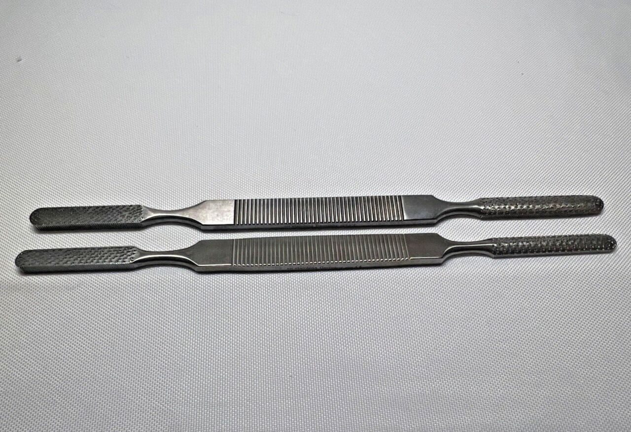KMEDIC KM 46-653 Set Of 2 Double-Ended Fomon Rasps 8-3/4" Length