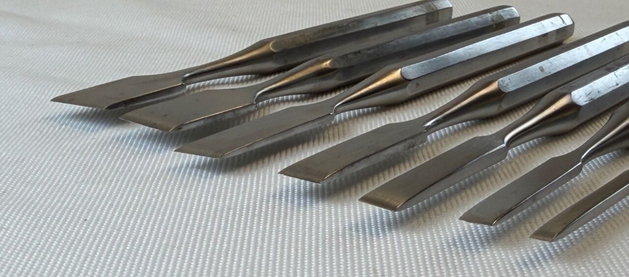 MILLENNIUM SURGICAL 1/8" - 5/8" Set of 7 Hoke Osteotomes — photo 7