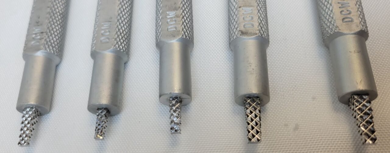 DOW CORNING WRIGHT  Set of 5 Swanson Finger & Toe Joint Rasps Orthopedic Sizers w/ Broach — photo 6