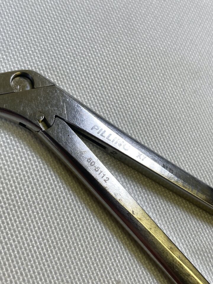 PILLING WECK 505112 Straight 2mm x 28cm Jackson Laryngeal Cup Forcep — photo 2
