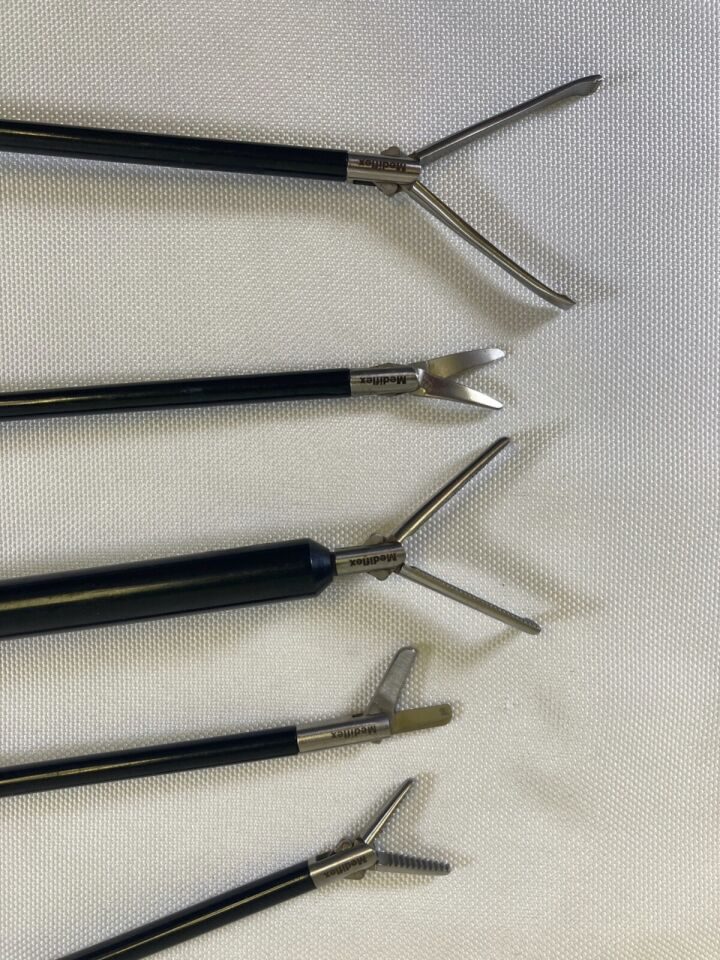 MEDIFLEX Various 7 Piece Surgical Laparoscopic Monopolar Instrument Set — photo 5