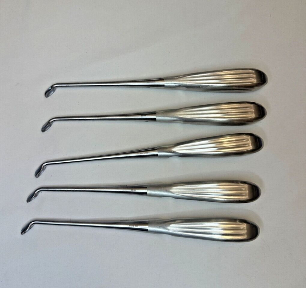 JARIT 240-093 Size 4 Curettes Set of 6
