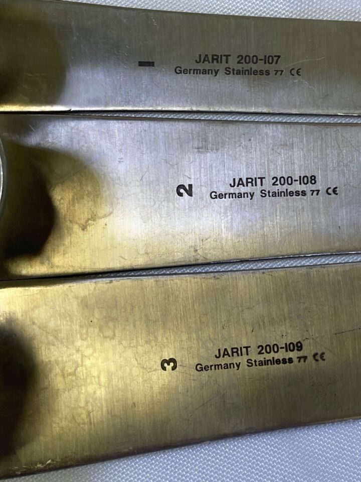 JARIT 200-107/8/9 Roux Double Ended Retractors, Set of 3 — photo 2