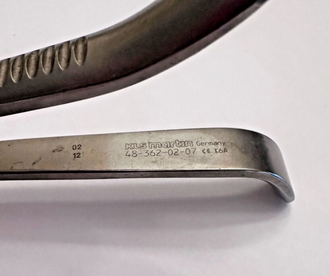 KLS MARTIN 48-362-01-07 Craniomaxillofacial Disimpaction Forceps Pediatric Size — photo 4