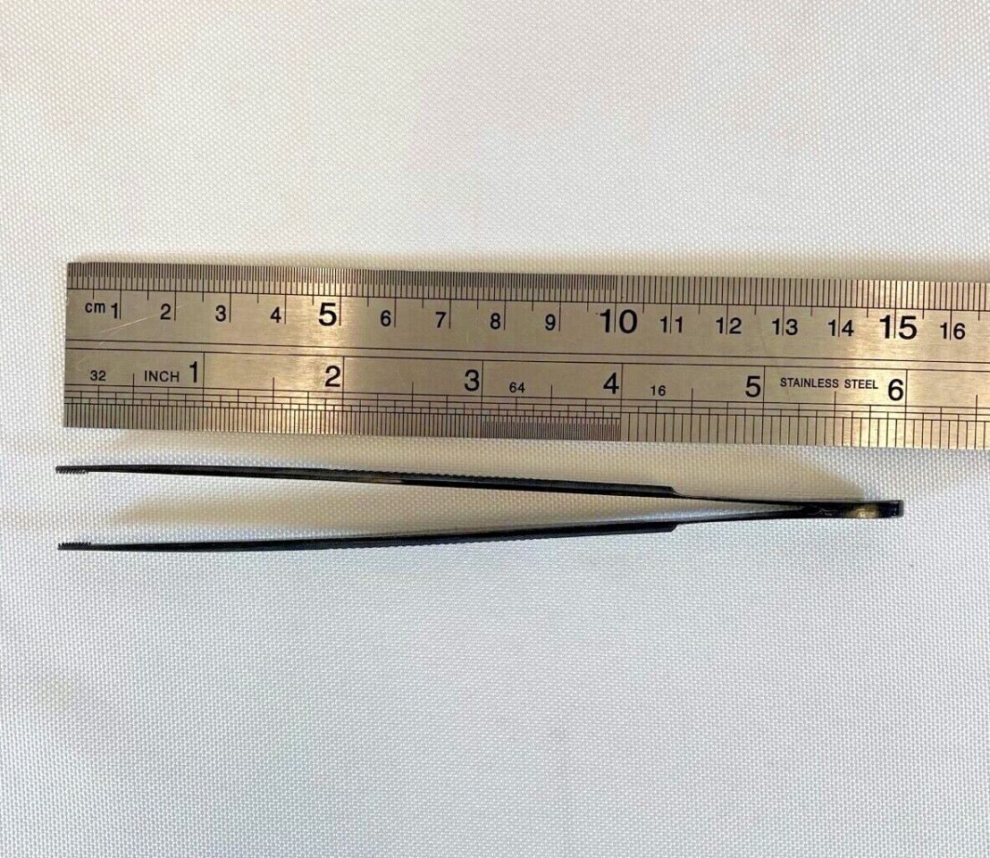 WECK PILLING 468180 Blackened Toothed Tissue Forcep 6" — photo 10