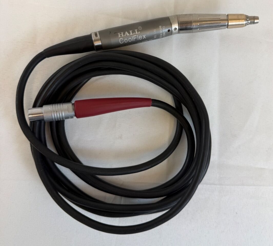 HALL E9010 w/ E9011-1 Medium Guard 80K RPM CoolFlex High Speed Drill