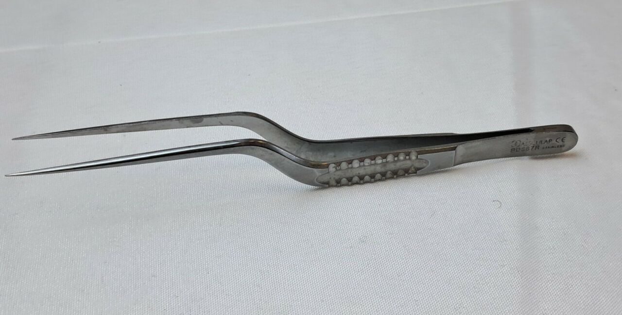 AESCULAP BD887R Micro Tissue Forceps Straight — photo 3