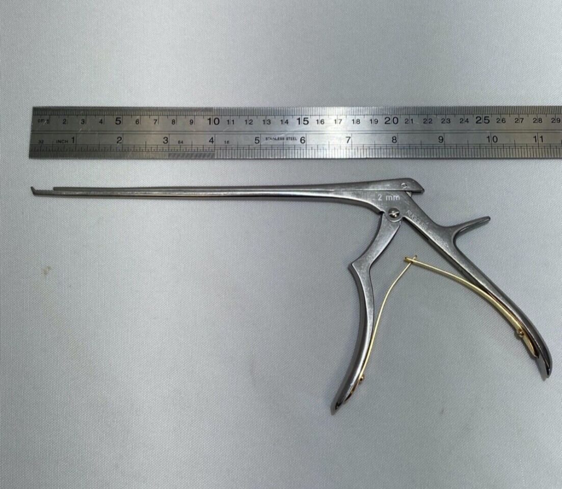 RUGGLES INTEGRA RB4892E Stealth Micro 2mm x 40deg Up x 8" Kerrison Rongeur Neuro — photo 9