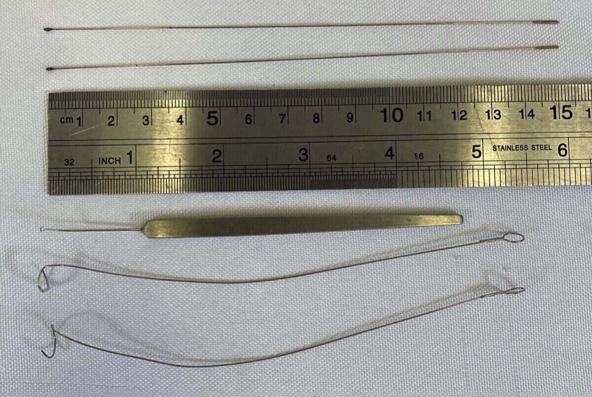 GREISHABER  Eyelid Laceration Cannulas & Tubing w/ Sterilization Case - Set of 7 — photo 3