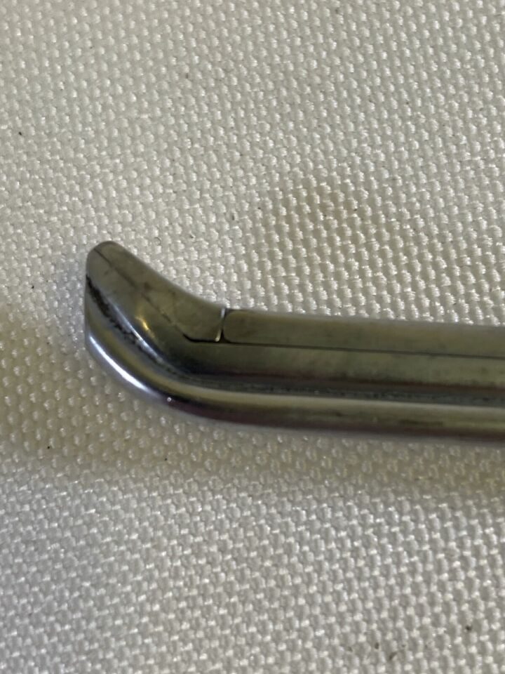 KARL STORZ 650041 w/ Suction Size 1 45deg Upturned Jaws ENT Weil Blakesley Forcep — photo 3