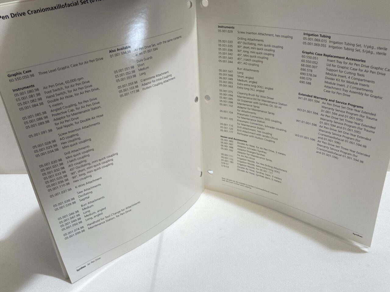 SYNTHES Air Pen Drive System Brochure Manual — photo 5