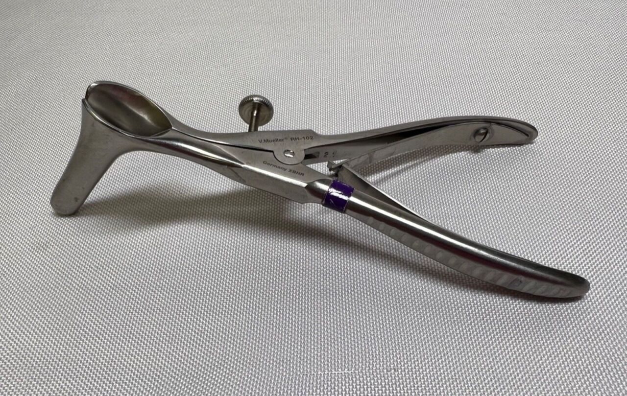 V. MUELLER RH-102 Nasal Speculum 8mm X 50mm X 5" Length