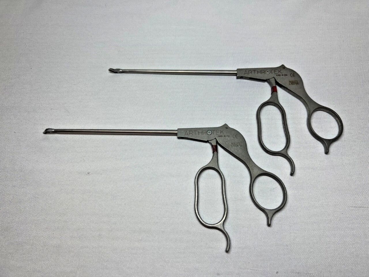 ARTHROTEK 902273 & 902373 3.4mm Angulated 45deg Curved Punches Left & Right Set of 2