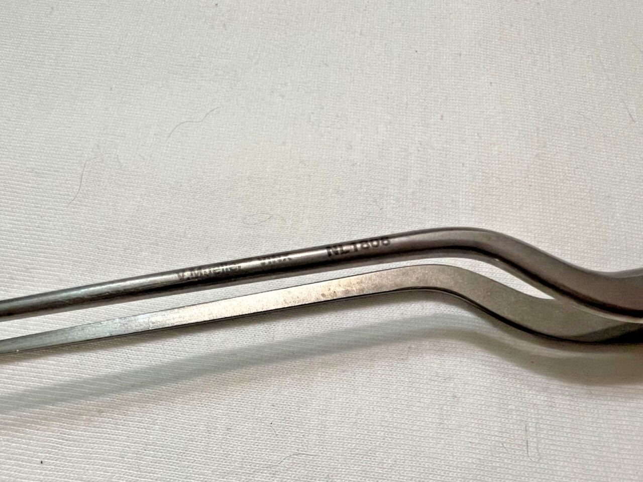V. MUELLER NL1808 Bayonet Bipolar Forceps 1.5mm Tip X 7" Length — photo 3