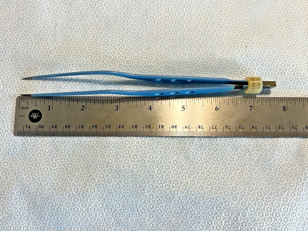 OLSEN 81304 Surgical Bayonet Forceps 7-5/8" Length — photo 5