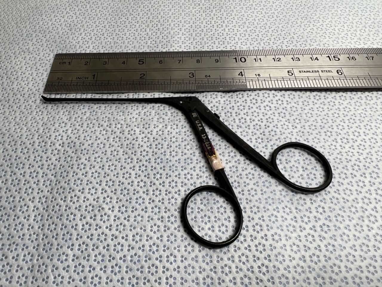 RICHARDS OLYMPUS 13-1014 Serrated Upward Bite Alligator Forceps ENT — photo 4