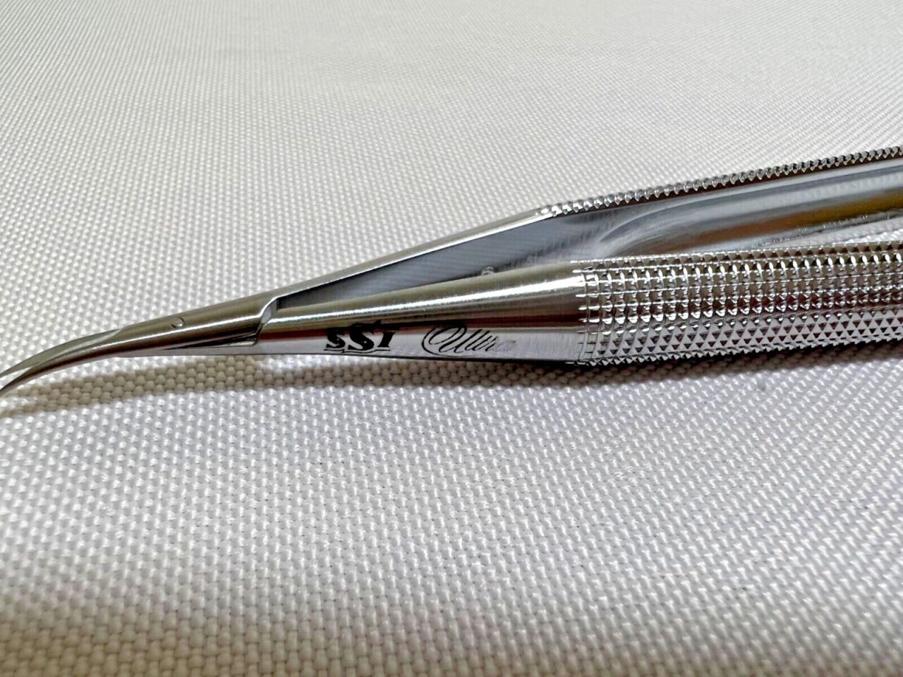 SSI ULTRA 78-0515 Micro Needle Holder Curved Sharp Tips, 7" Length — photo 3