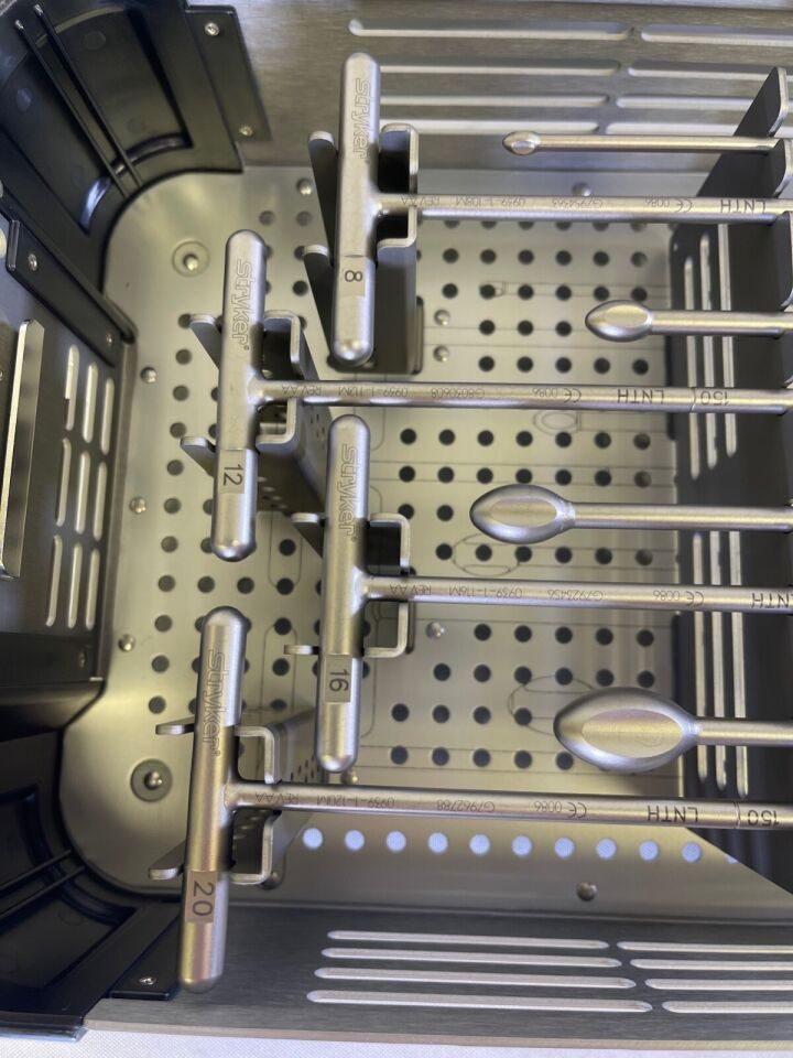 STRYKER 0585-9-901  Exeter Plug Trials Sizer Set w Sterilization Case — photo 5