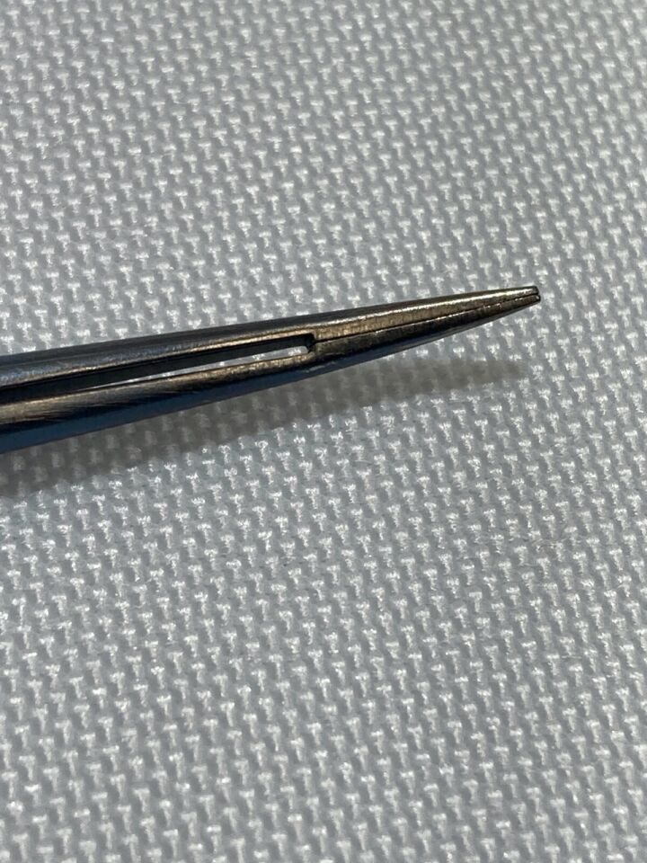 CODMAN 80-1807 Titanium Curved Fine Tip L: 7" Micro Tying Forceps — photo 4
