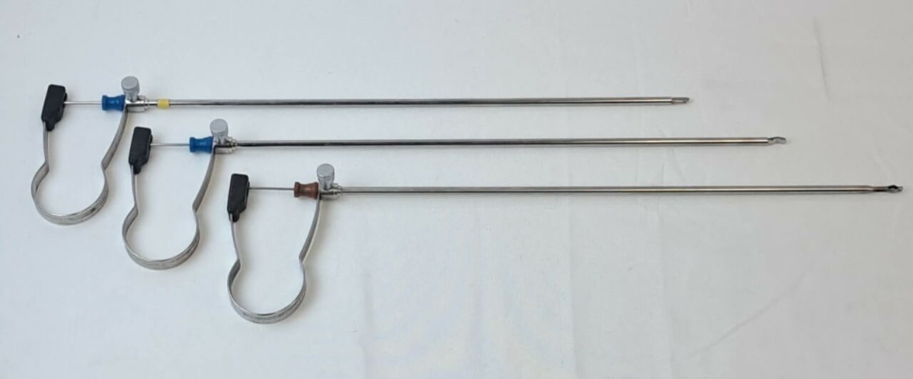 R. WOLF 5mm U-Handle Lot of 3 Laparoscopic Grasping Forceps Set — photo 1