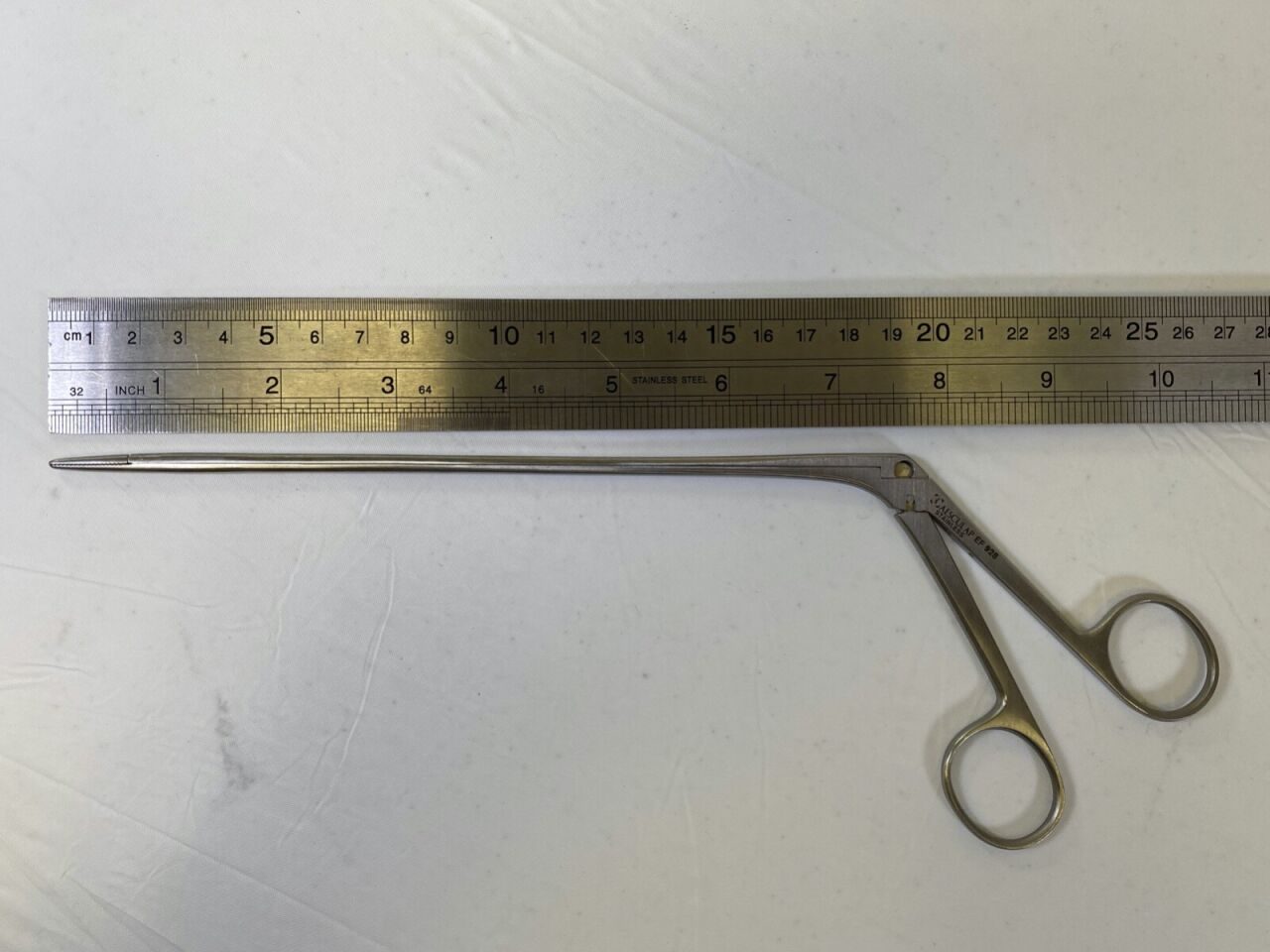 AESCULAP EF928 Mathieu Foreign Body Forceps Serrated Jaws 8" Urology — photo 9
