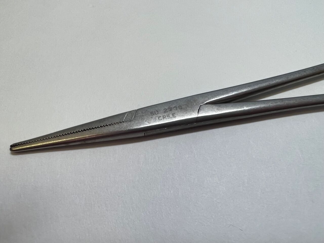 V. MUELLER  Lot of 5 Crile Hemostatic Straight Serrated Jaw Forceps — photo 3
