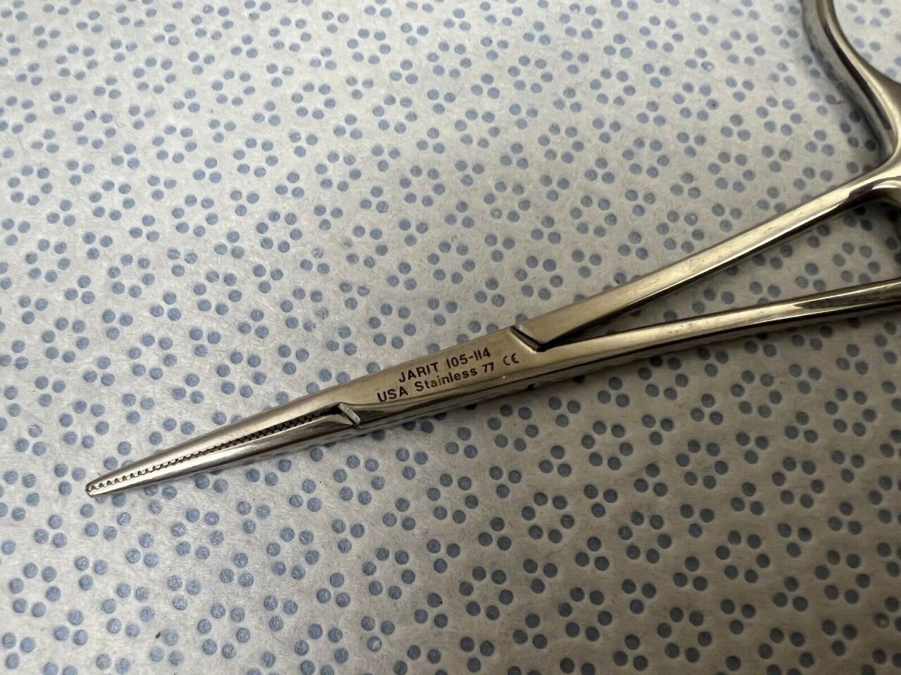 JARIT 105-114 Hartman Mosquito Forceps Straight 3-7/8" — photo 2