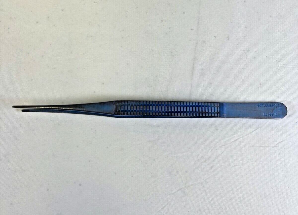 LEIBINGER 64-00116 Titanium 6" Holding Forceps Serrated Jaws Maxillofacial CMF