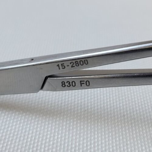 PILLING 15-2800 Halsey Needle Holder Serrated Jaws Tungsten Carbide 5-1/4" — photo 7