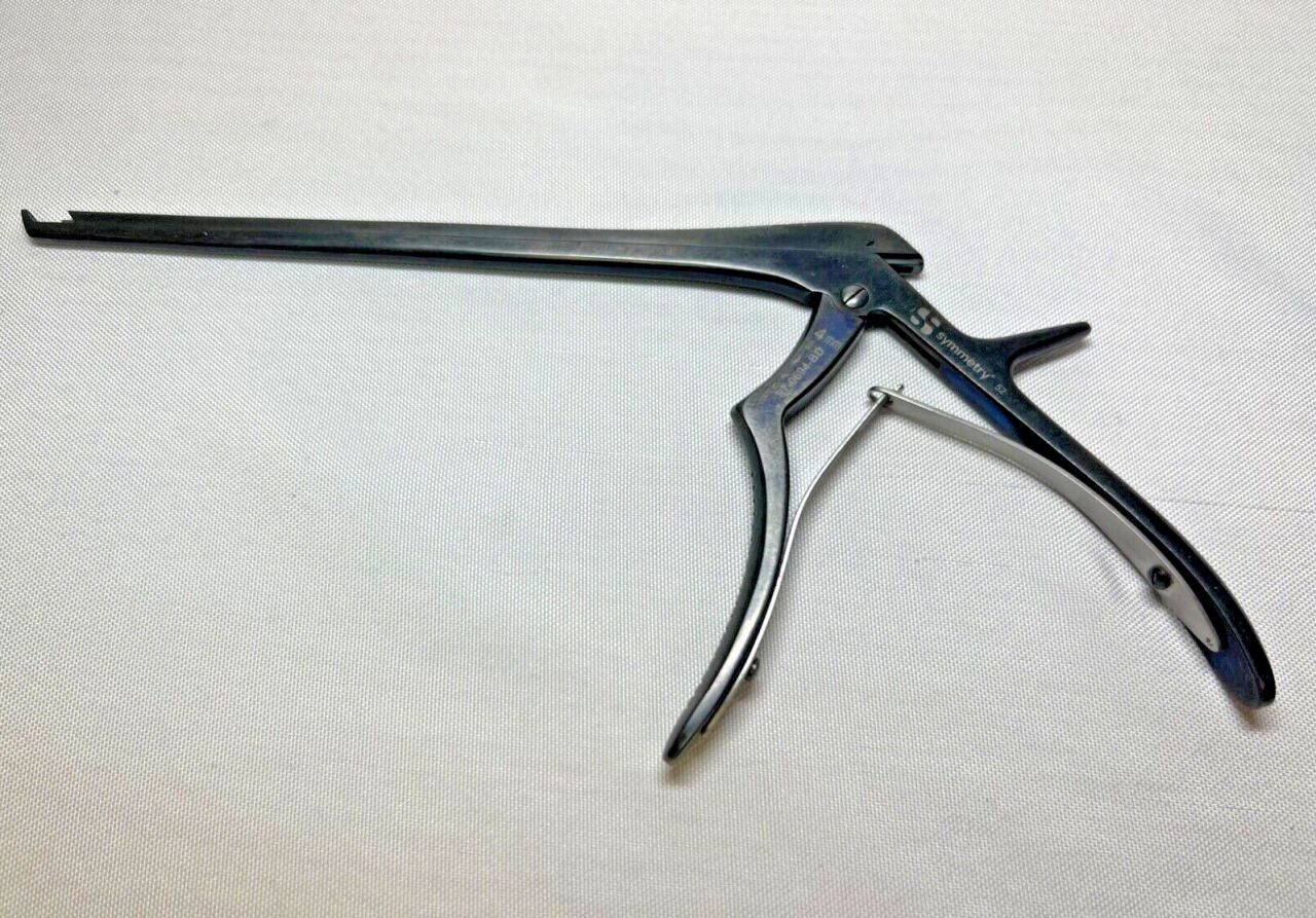 SYMMETRY 57-0694-BD , 8" Length Micro Kerrison Rongeur 4mm X 40deg Up Bite — photo 1