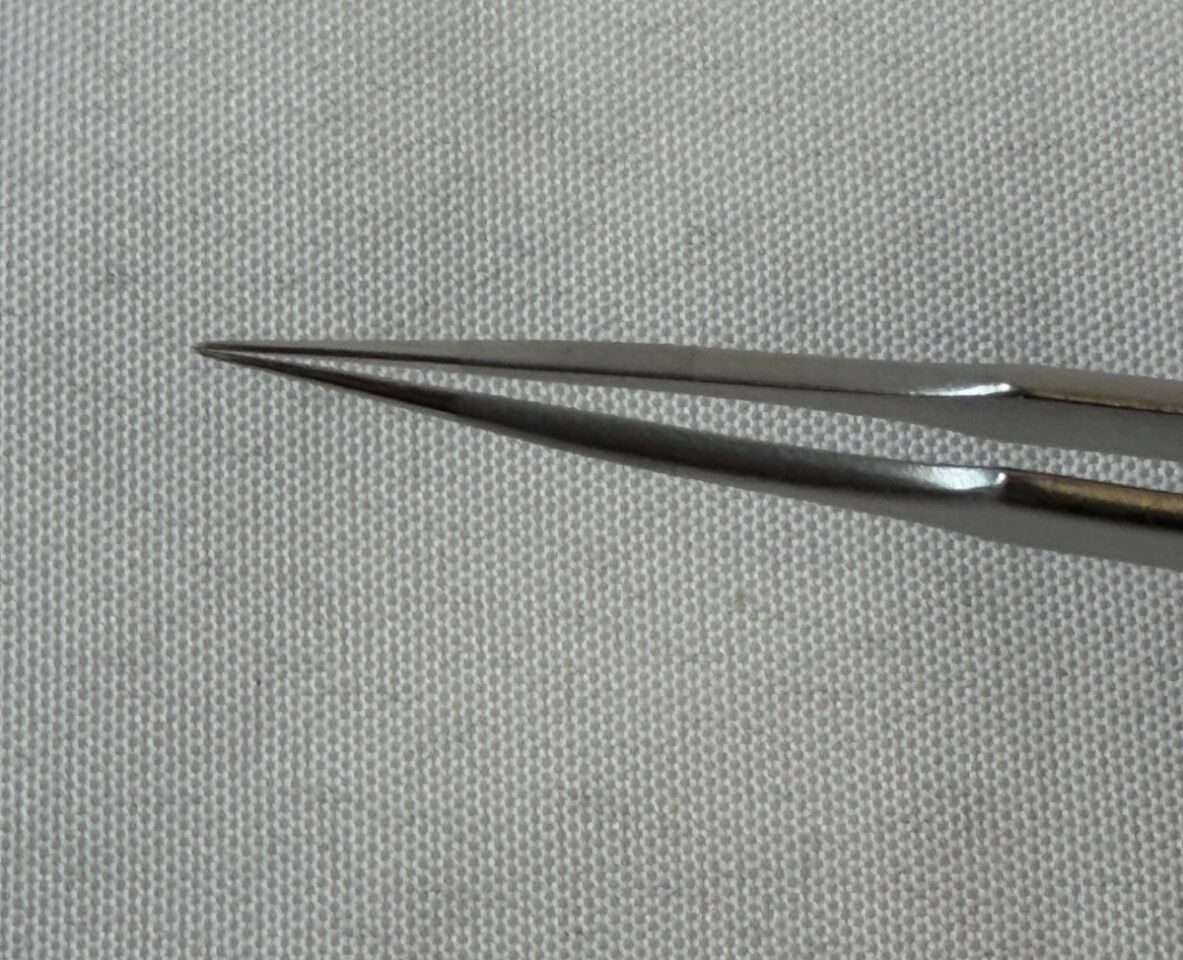 AESCULAP US335 Jewelers Bipolar Forcep 0.4mm Straight Tips 4" General Surgery — photo 7