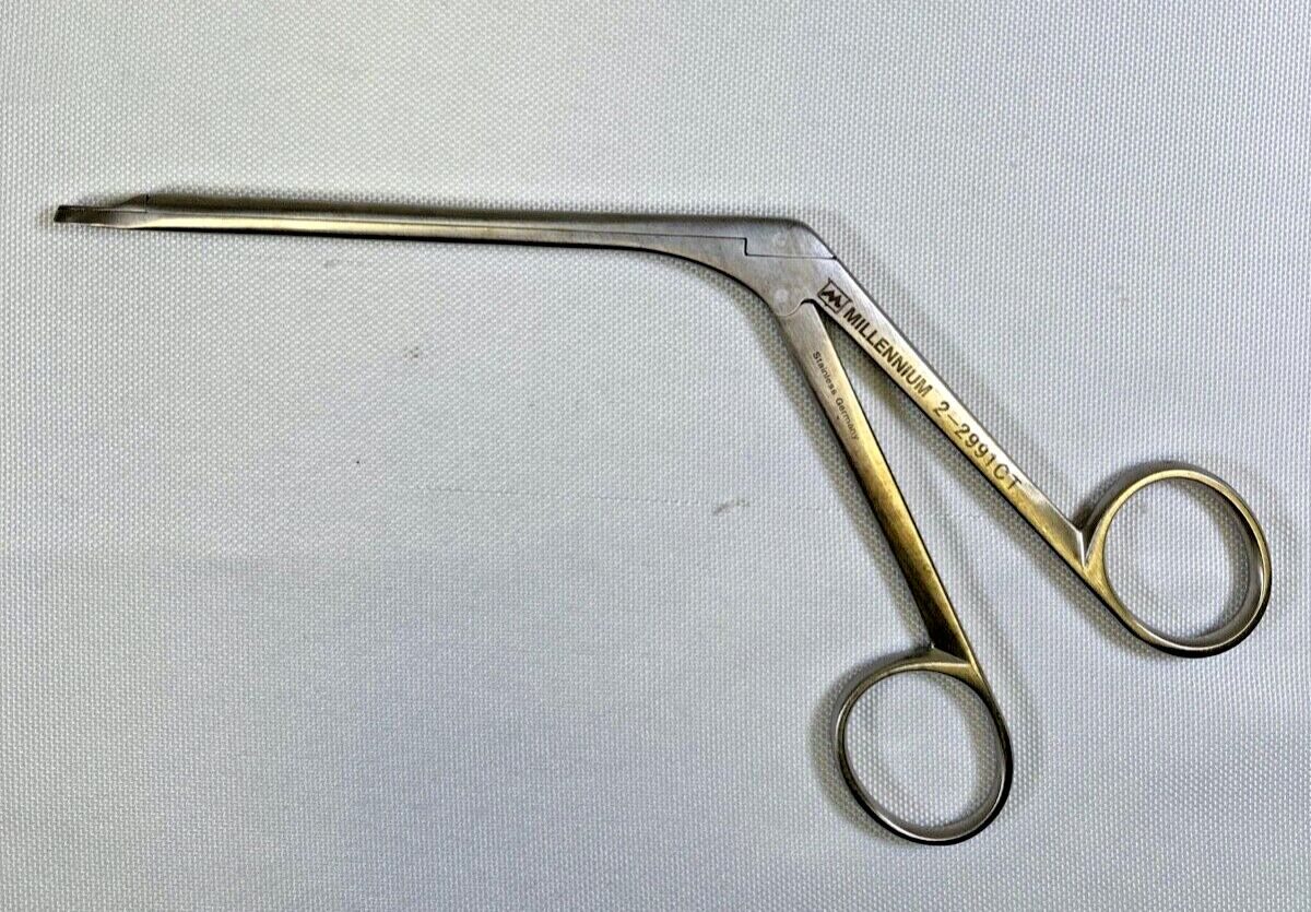 MILLENNIUM SURGICAL 2-2991CT Weil Blakesley Forcep Straight 4mm Through Cut ENT — photo 1