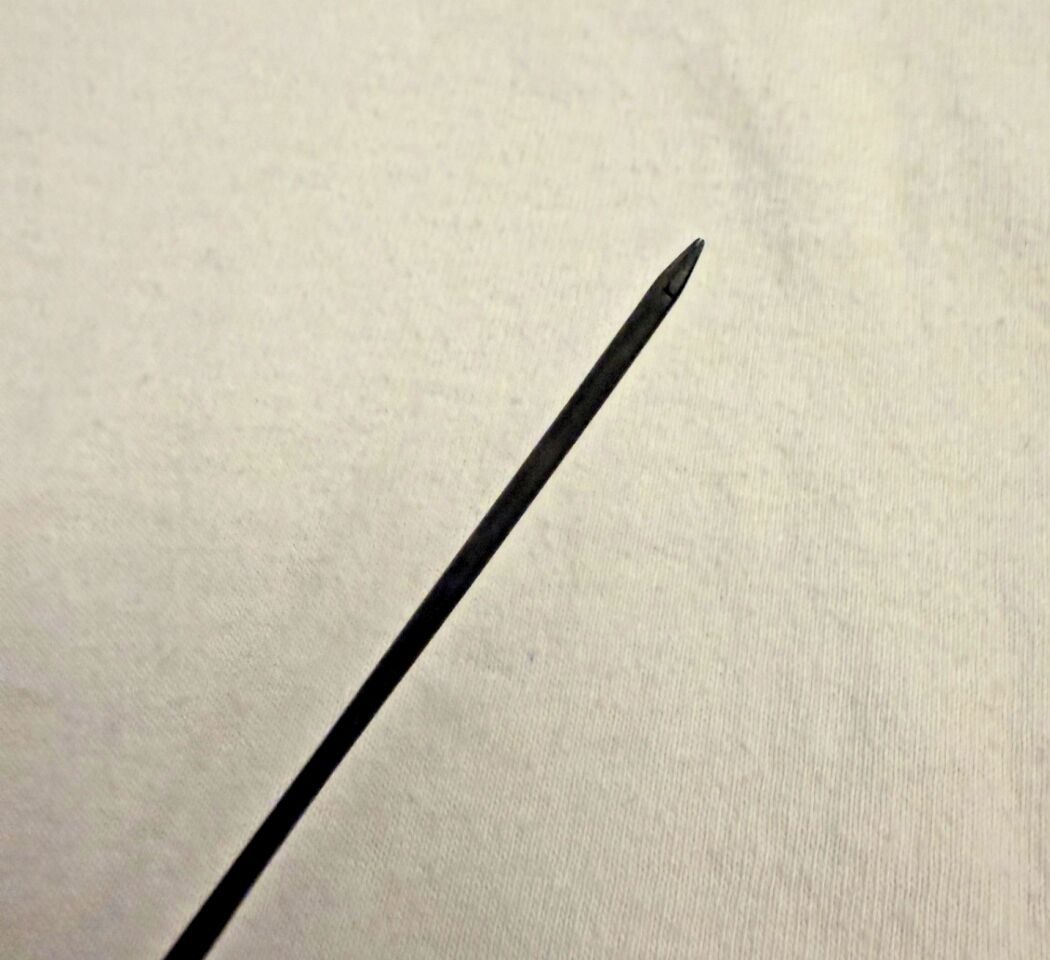 RICHARDS 13-0004 Ebony Straight Posigator 4mm Forcep — photo 6