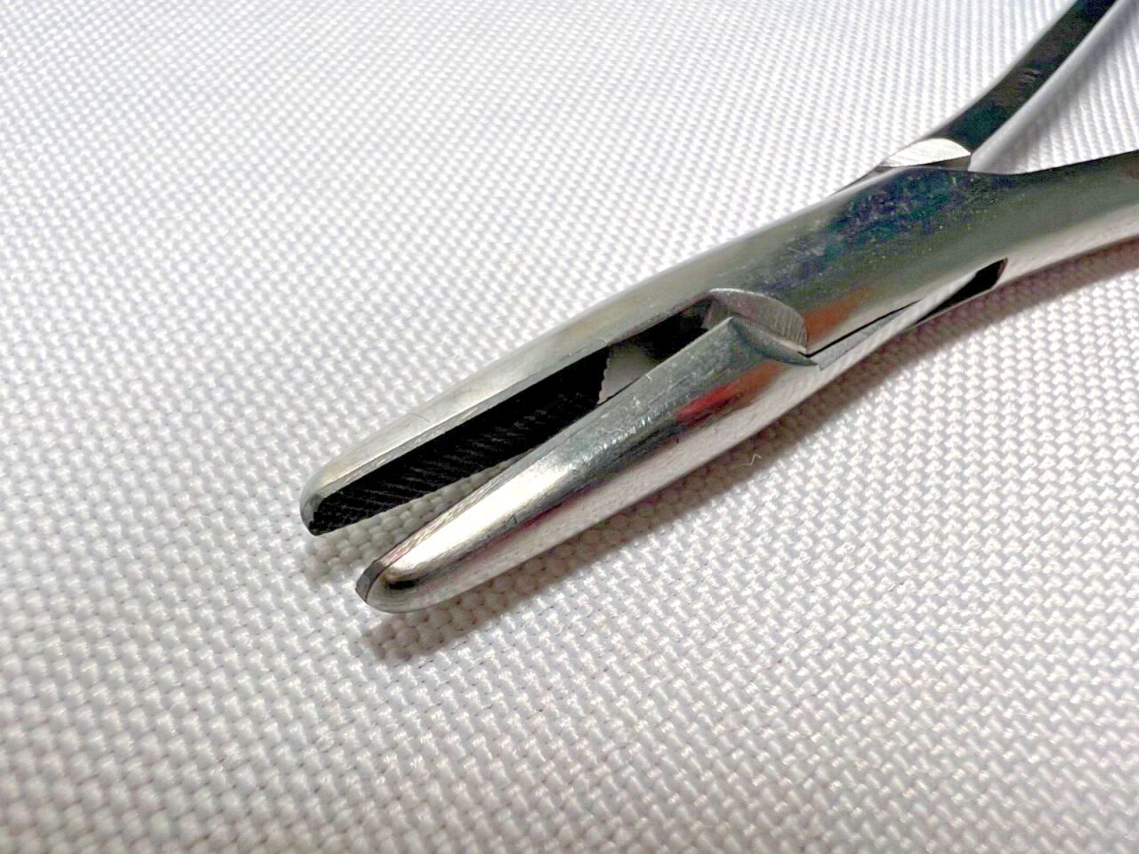JARIT 121-220 Mathieu Needle Holder Carb-Bite, Serrated Jaws, Straight 8" — photo 2